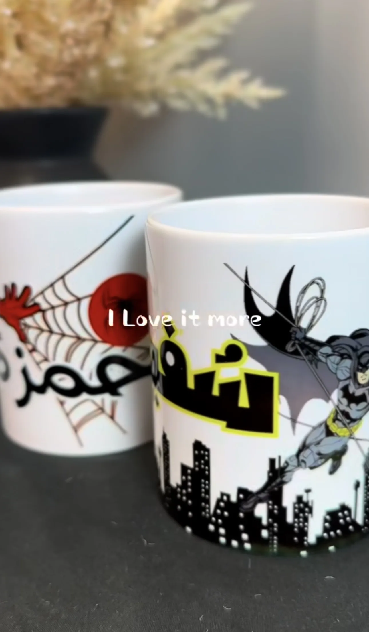 Cartoon character design mugs